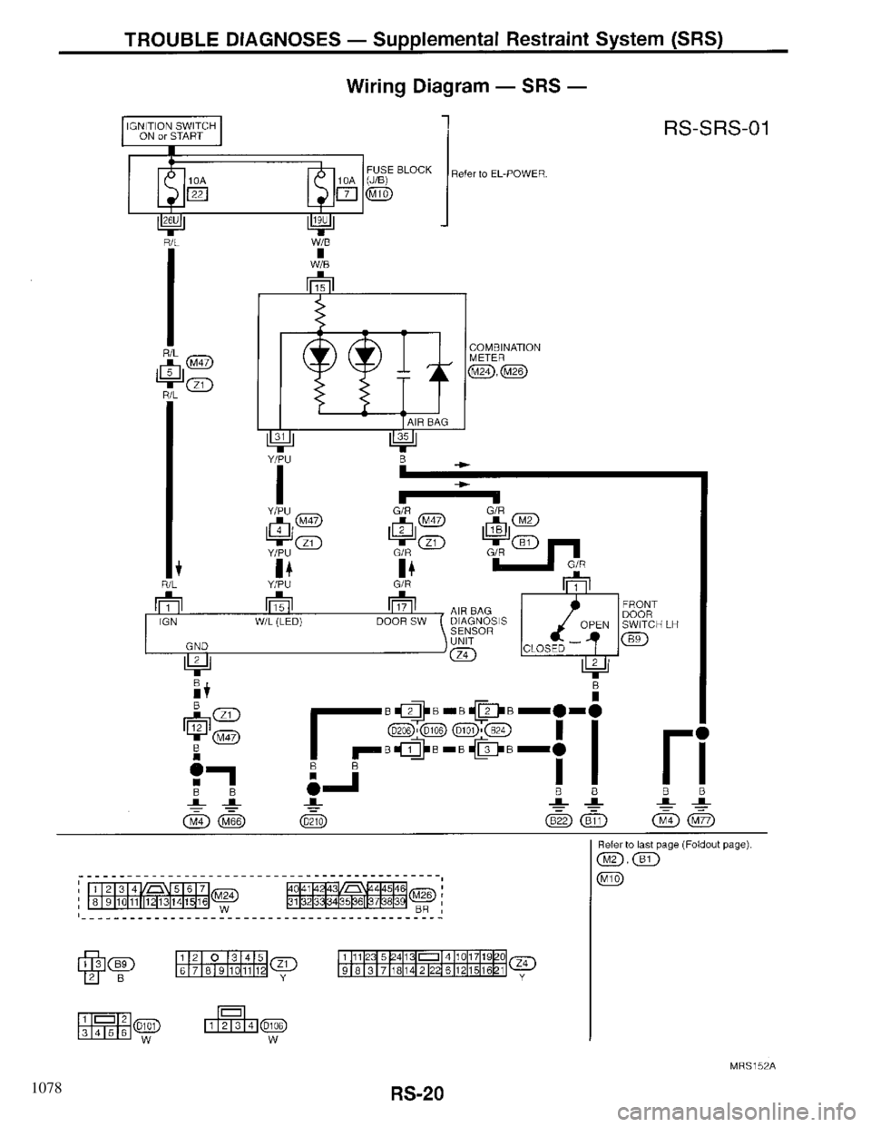 INFINITI QX4 1997 Factory Service Manual 1078 INFINITI QX4 1997 Factory Service Manual 1078