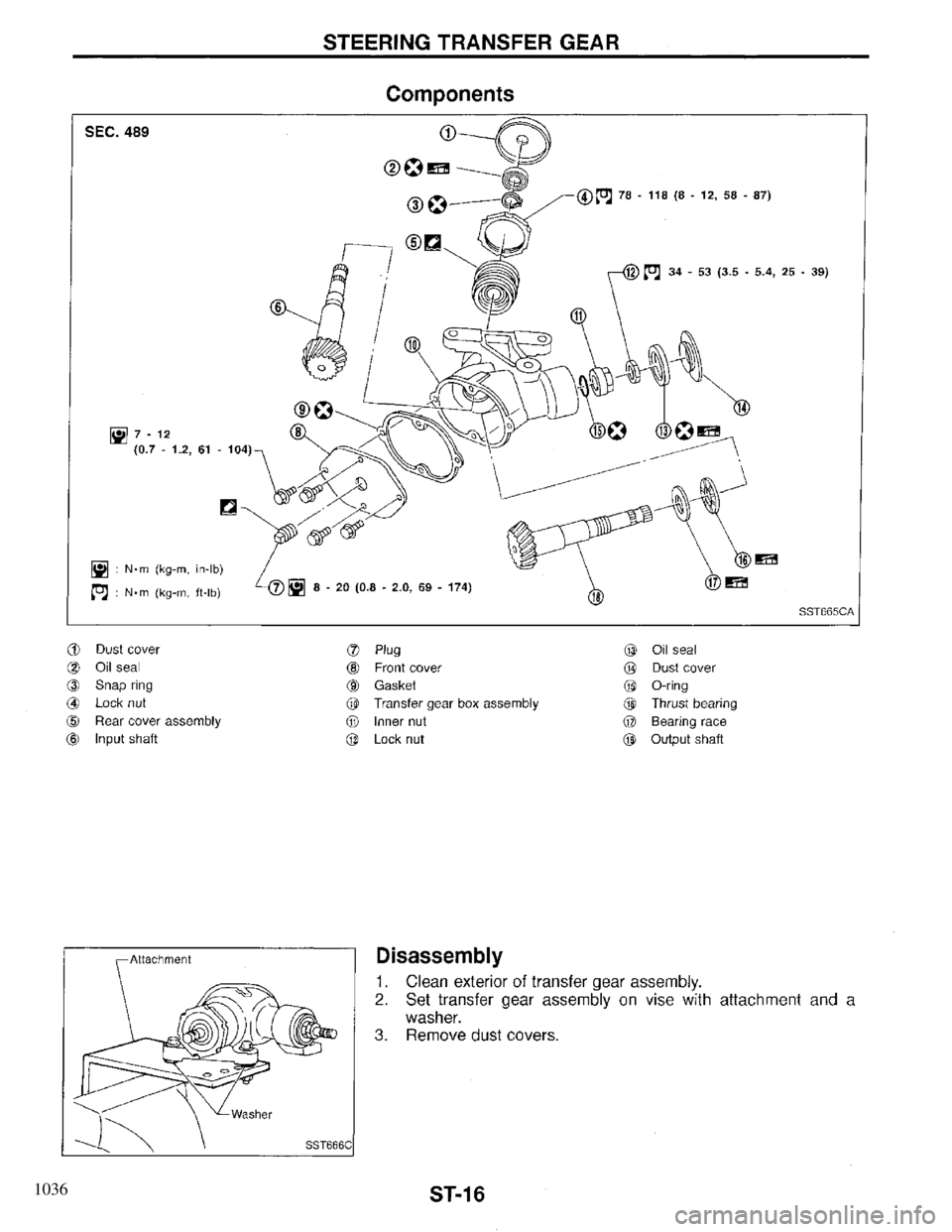 INFINITI QX4 1997 Factory Service Manual 1036 INFINITI QX4 1997 Factory Service Manual 1036