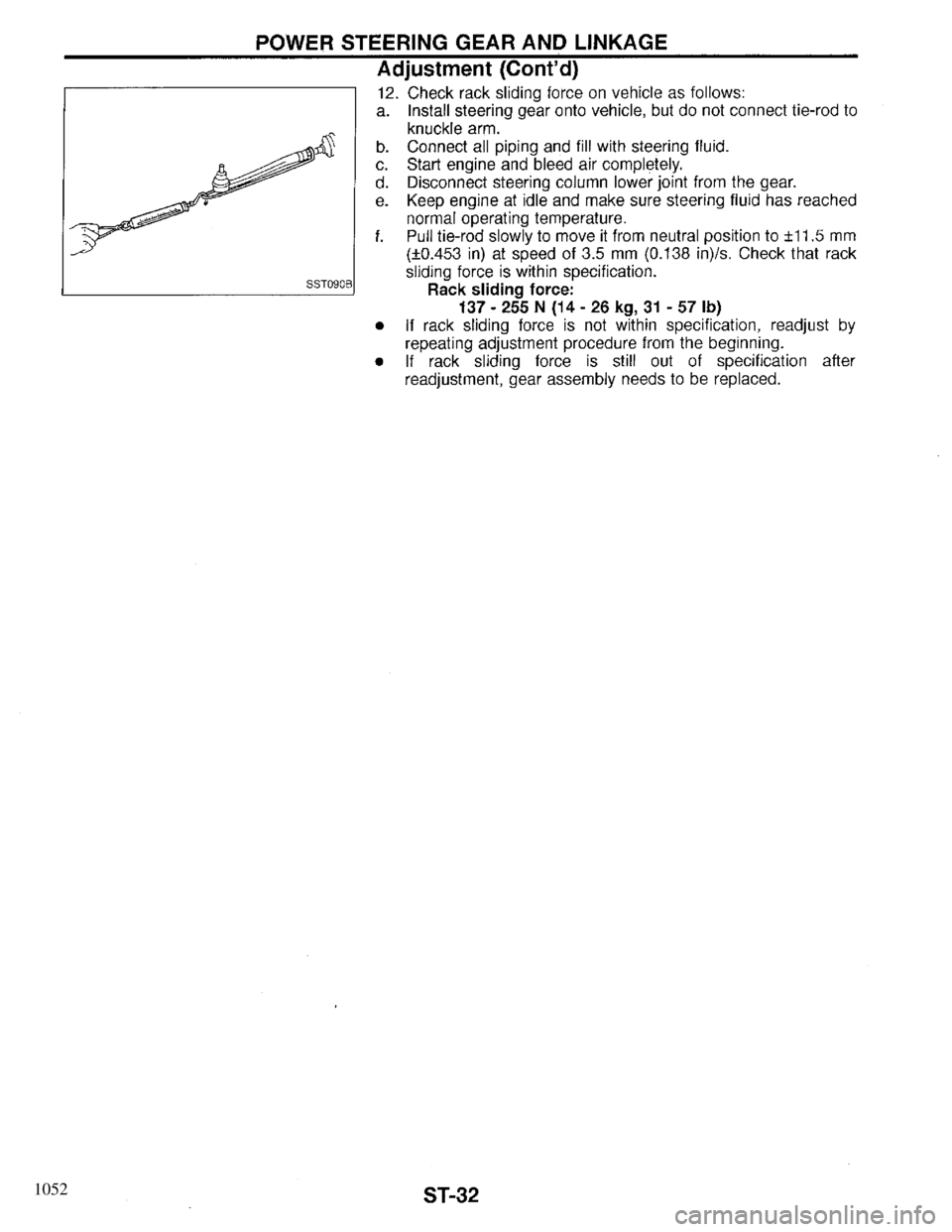 INFINITI QX4 1997 Factory Service Manual 1052 INFINITI QX4 1997 Factory Service Manual 1052