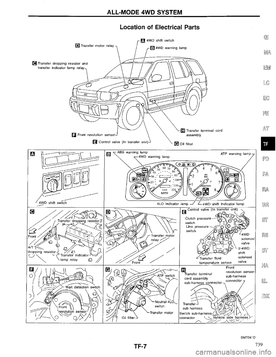 INFINITI QX4 1997 Factory Service Manual 739 INFINITI QX4 1997 Factory Service Manual 739