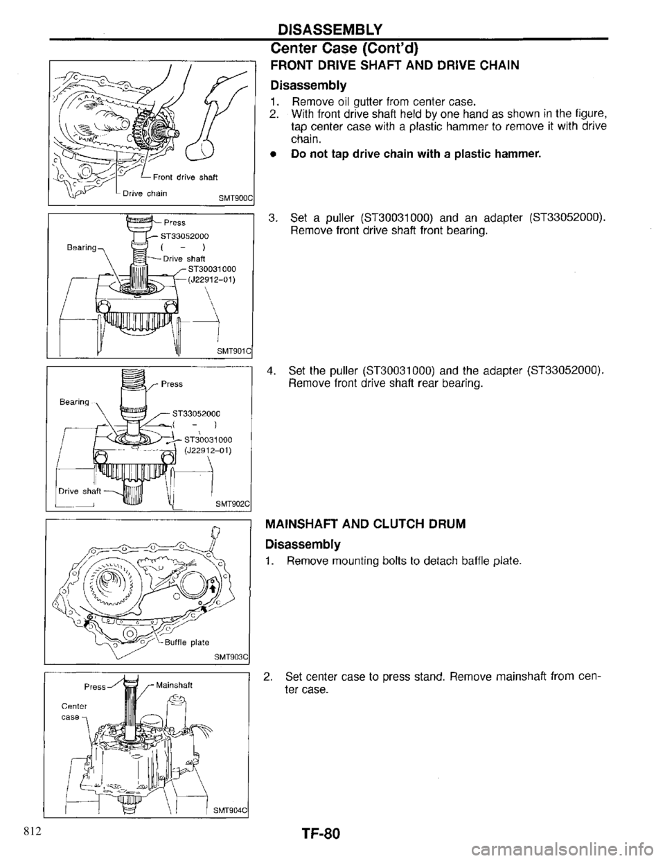 INFINITI QX4 1997 Factory Service Manual 812 INFINITI QX4 1997 Factory Service Manual 812