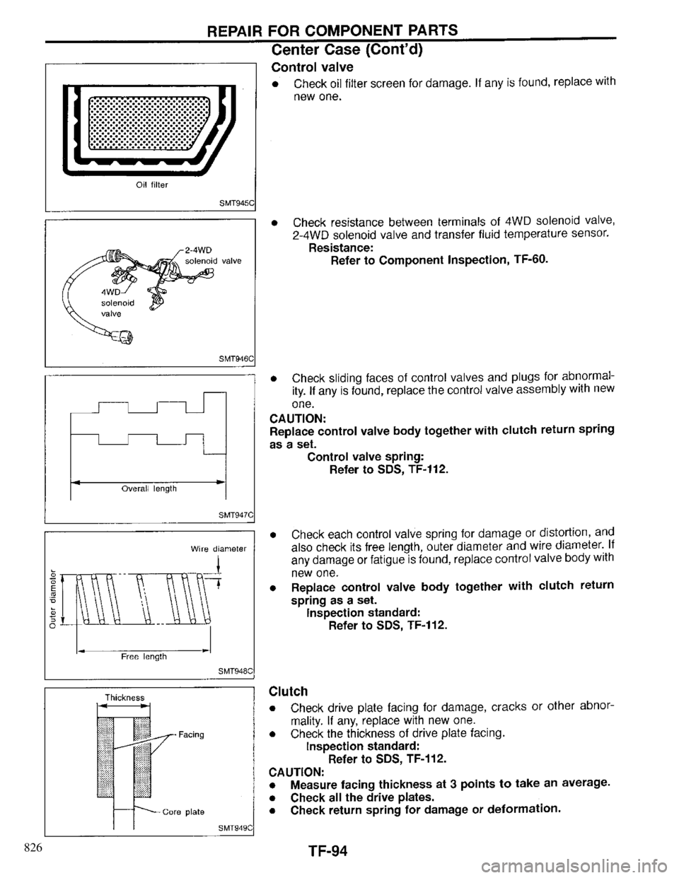 INFINITI QX4 1997 Factory Service Manual 826 INFINITI QX4 1997 Factory Service Manual 826
