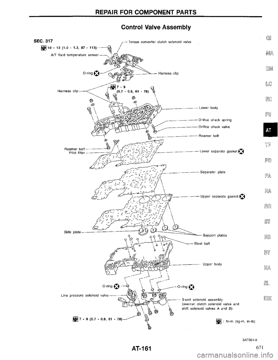 INFINITI QX4 1997 Factory Service Manual 671 INFINITI QX4 1997 Factory Service Manual 671