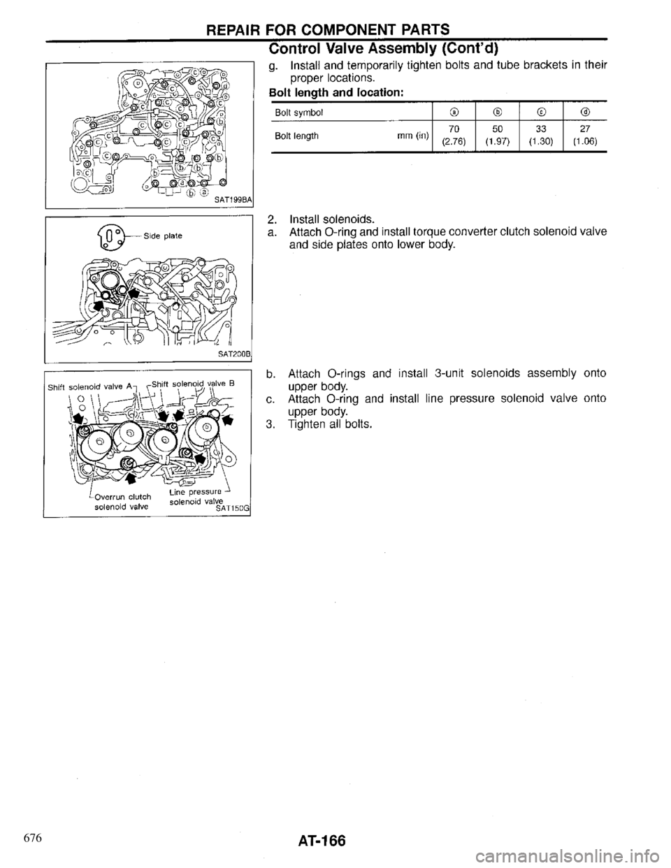 INFINITI QX4 1997 Factory Service Manual 676 INFINITI QX4 1997 Factory Service Manual 676