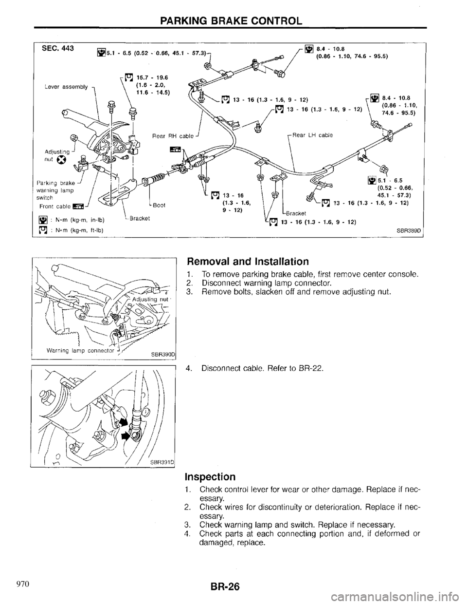 INFINITI QX4 1997 Factory Service Manual 970 INFINITI QX4 1997 Factory Service Manual 970