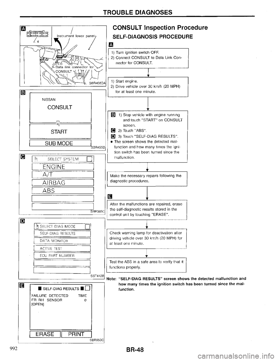 INFINITI QX4 1997 Factory Service Manual 992 INFINITI QX4 1997 Factory Service Manual 992