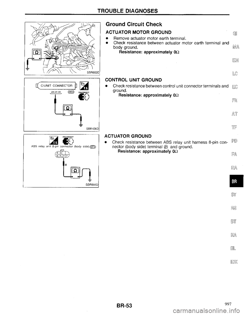 INFINITI QX4 1997 Factory Service Manual 997 INFINITI QX4 1997 Factory Service Manual 997