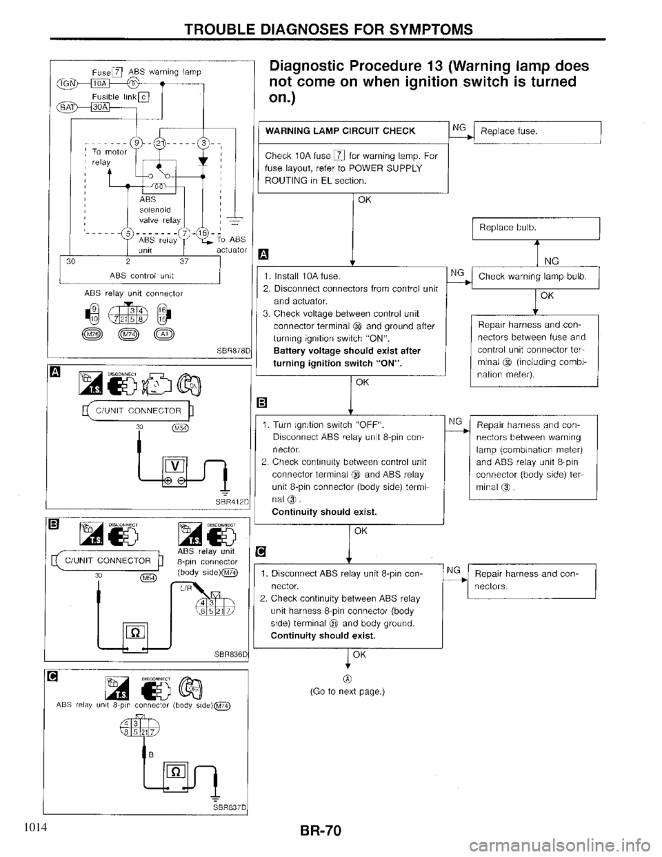 INFINITI QX4 1997  Factory Service Manual 1014 