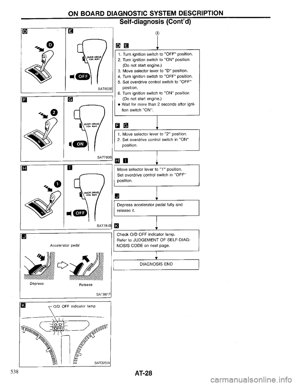 INFINITI QX4 1997  Factory Owners Guide 538 