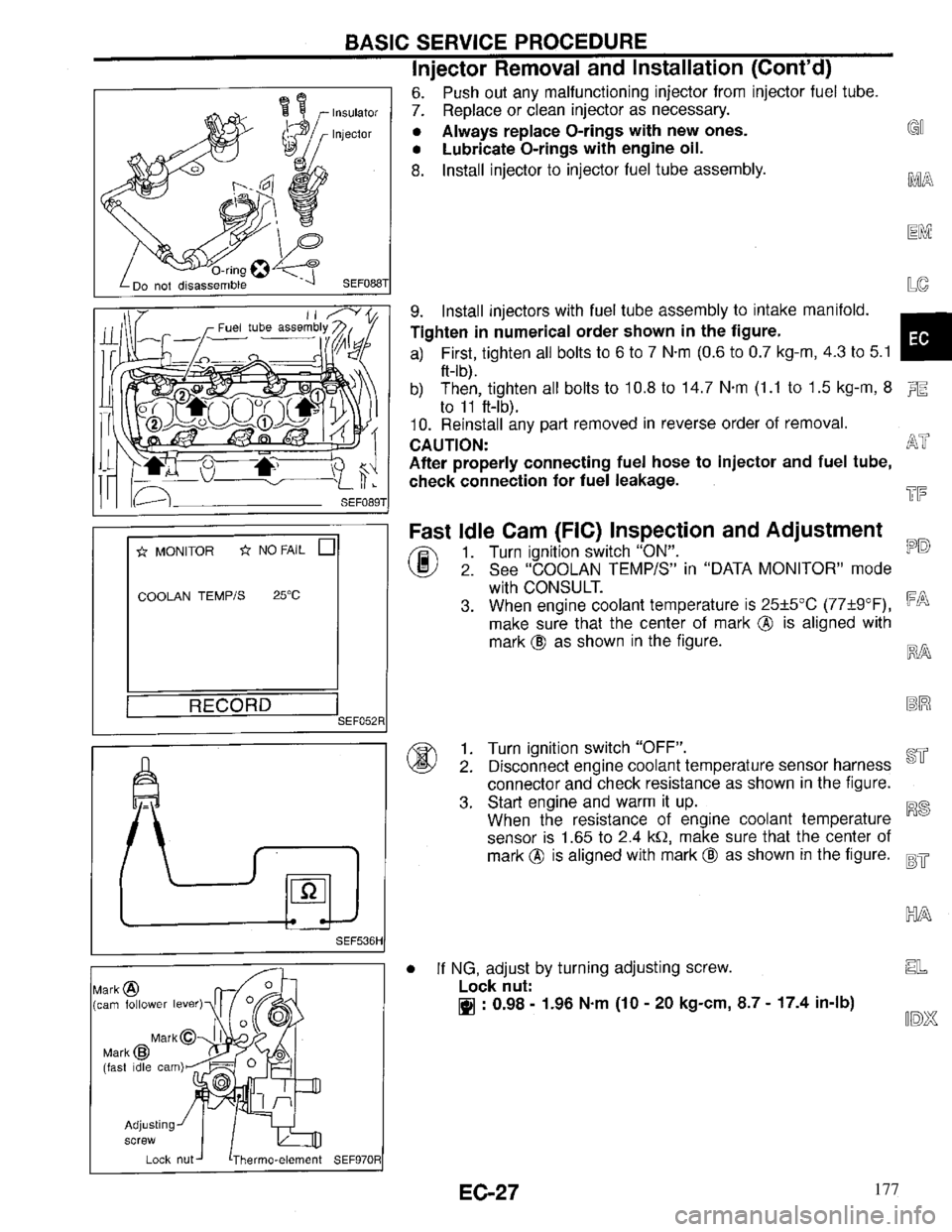 INFINITI QX4 1997  Factory Service Manual 177 