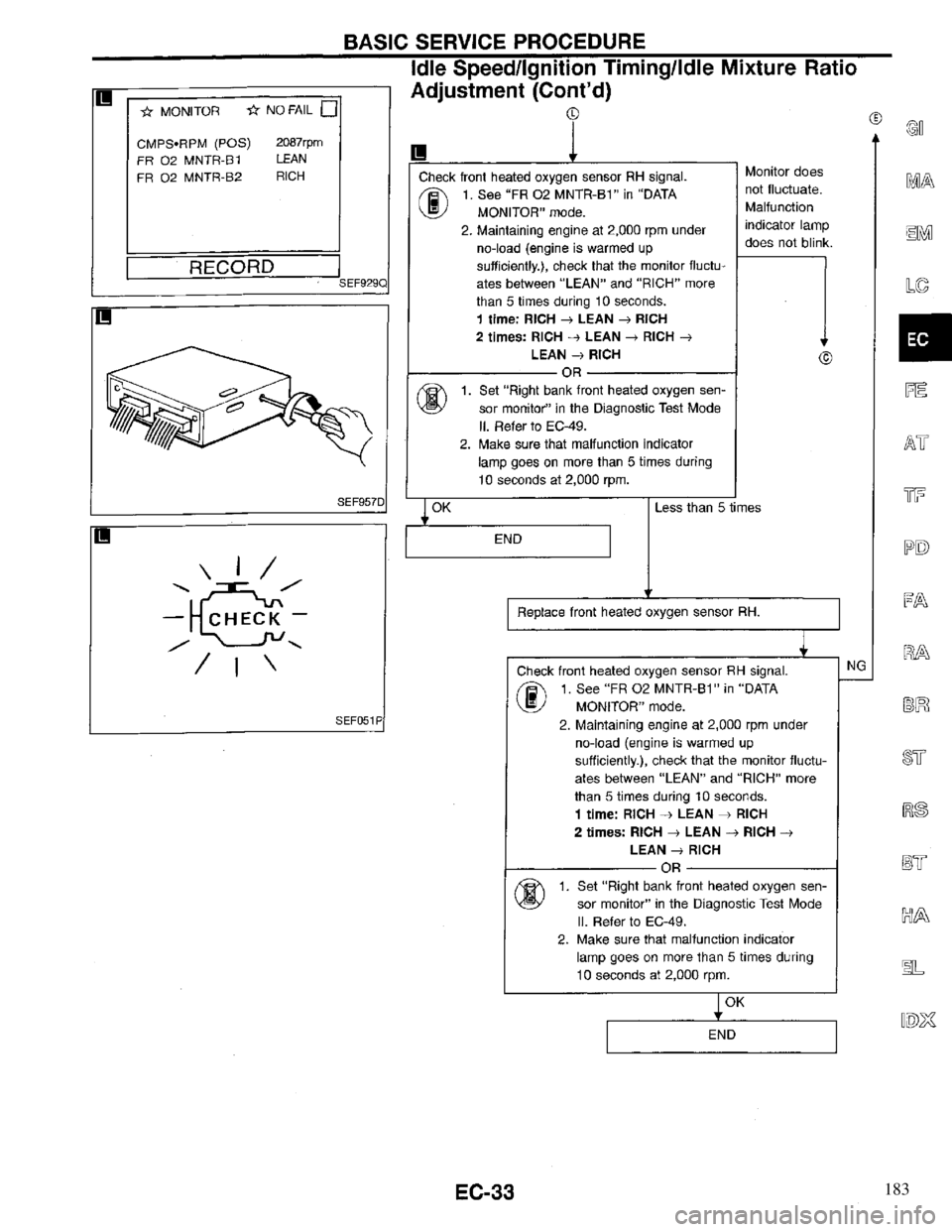 INFINITI QX4 1997  Factory Service Manual 183 