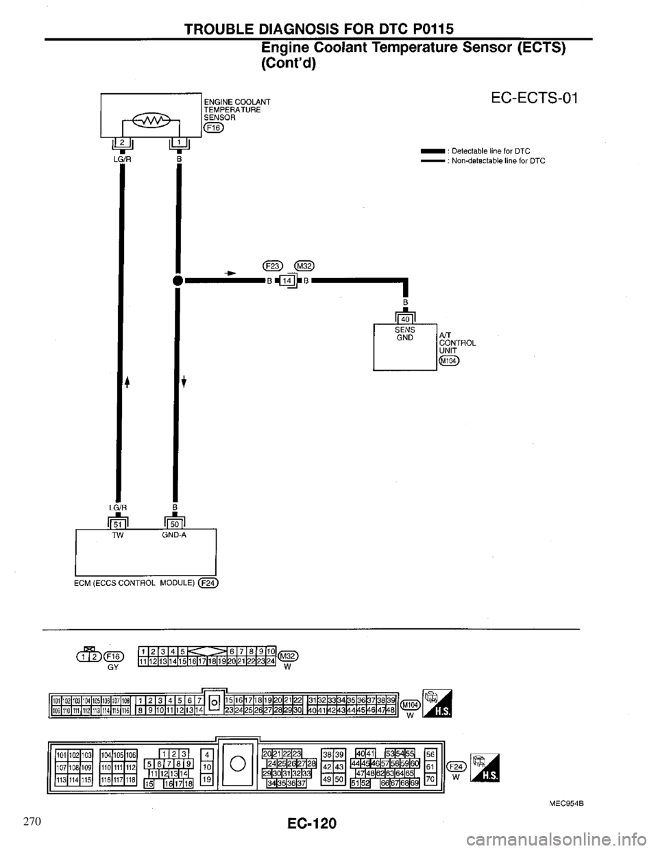 INFINITI QX4 1997  Factory Service Manual 270 