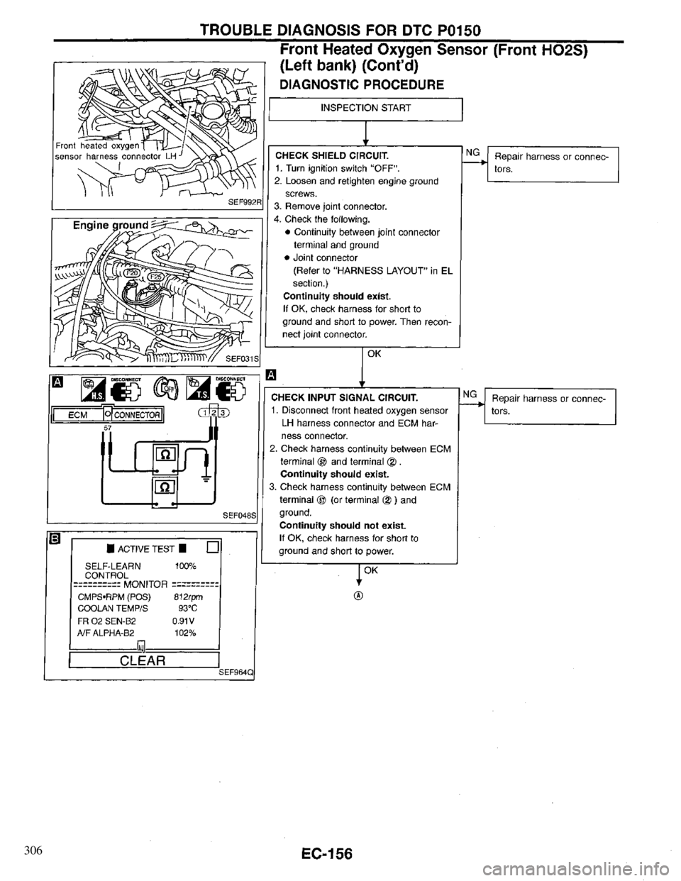 INFINITI QX4 1997  Factory Service Manual 306 