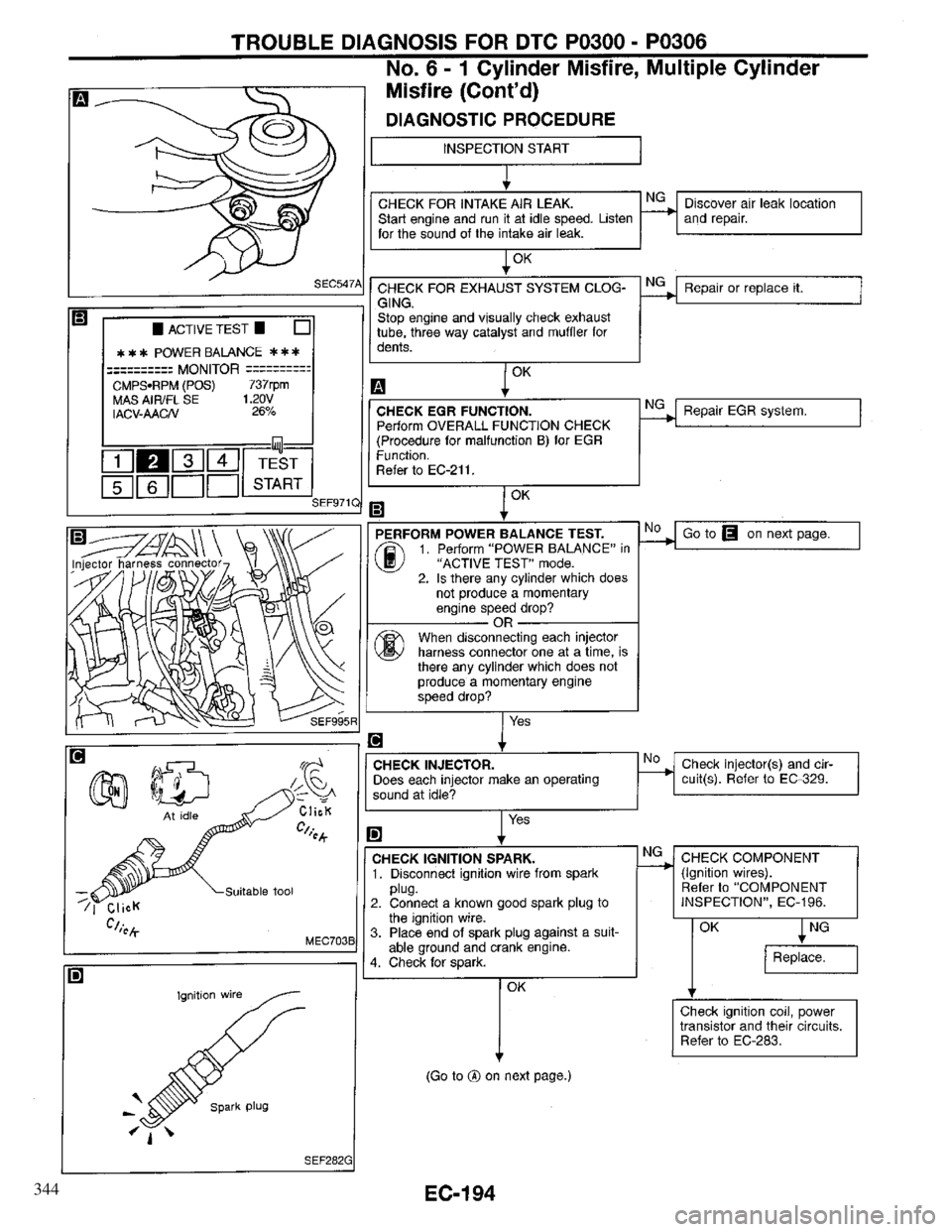 INFINITI QX4 1997  Factory Service Manual 344 