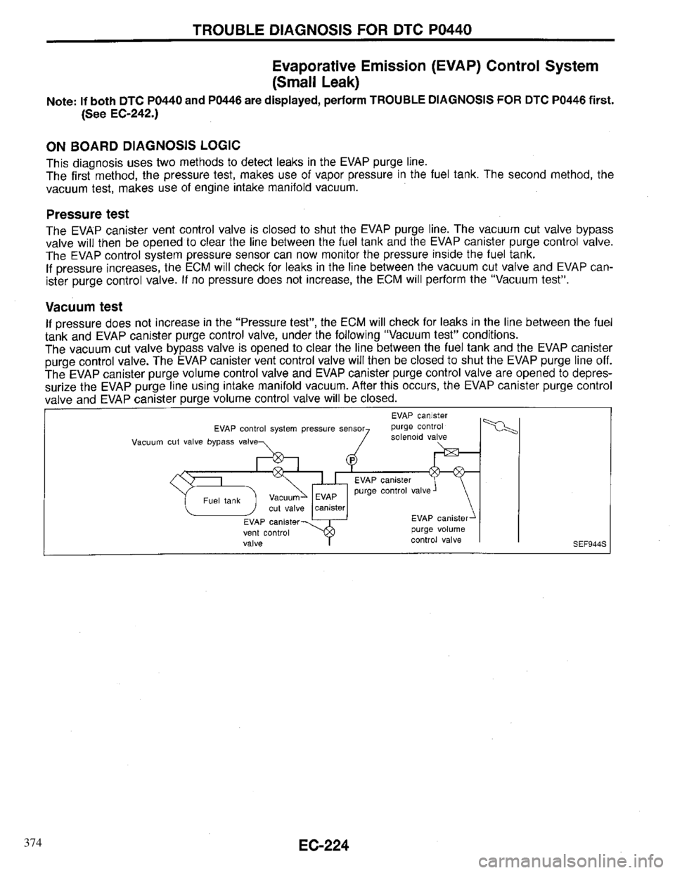 INFINITI QX4 1997  Factory Service Manual 374 