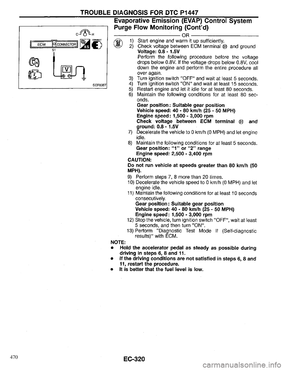 INFINITI QX4 1997 Factory Service Manual 470 INFINITI QX4 1997 Factory Service Manual 470