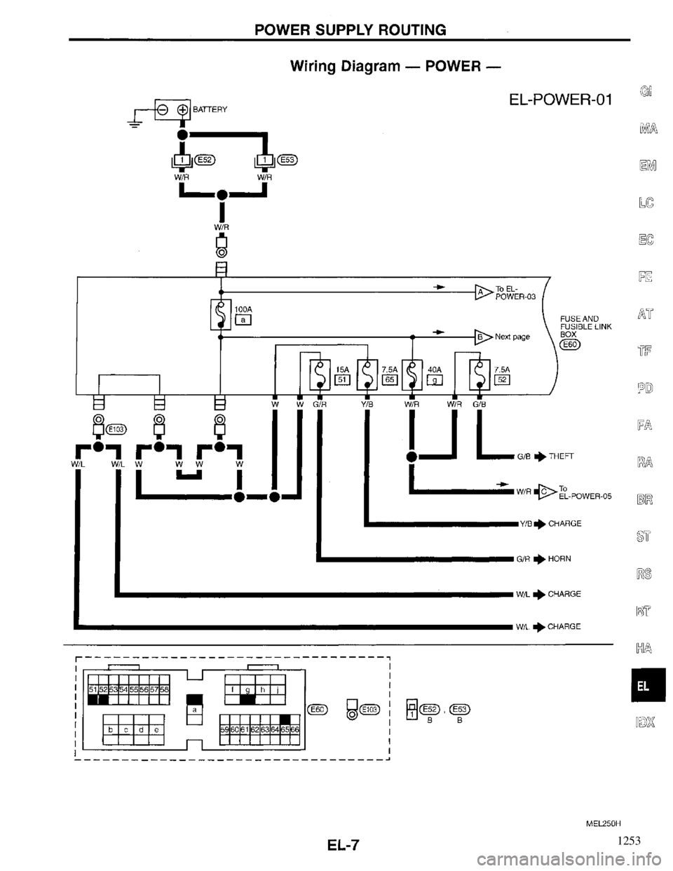 INFINITI QX4 1997  Factory Service Manual 1253 