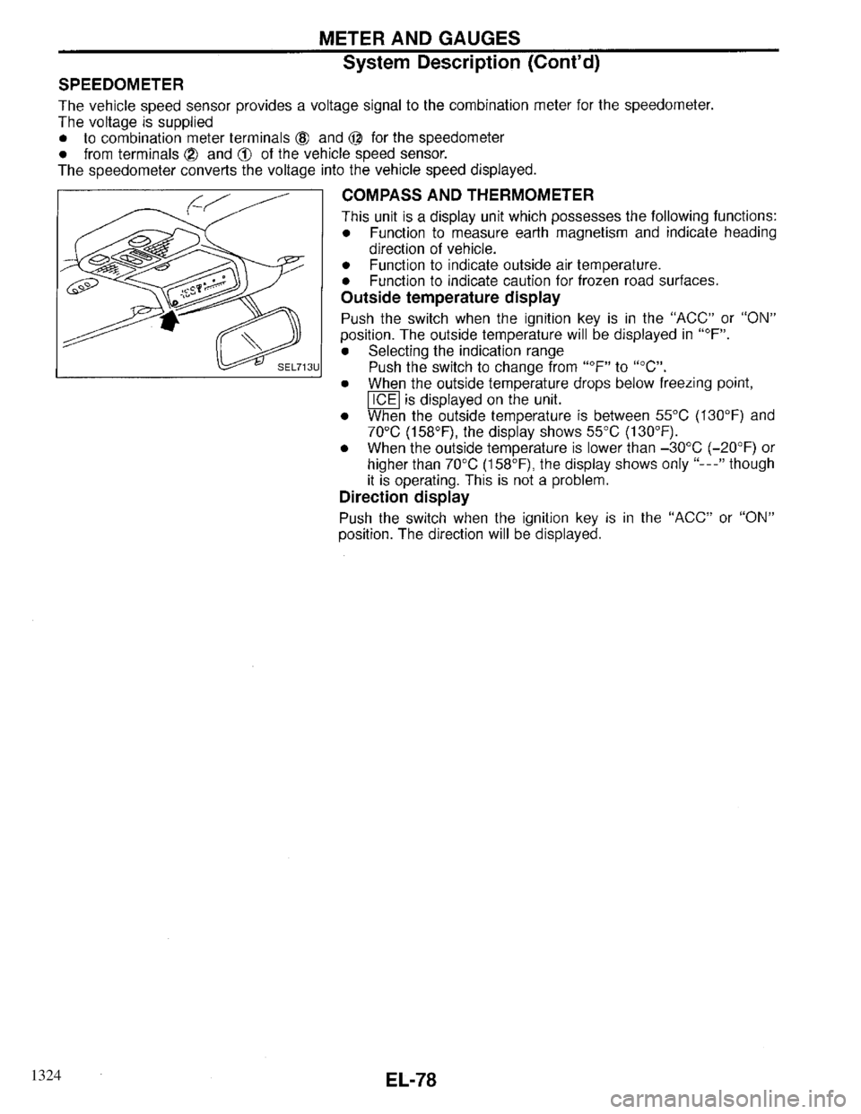 INFINITI QX4 1997 Factory Service Manual 1324 INFINITI QX4 1997 Factory Service Manual 1324
