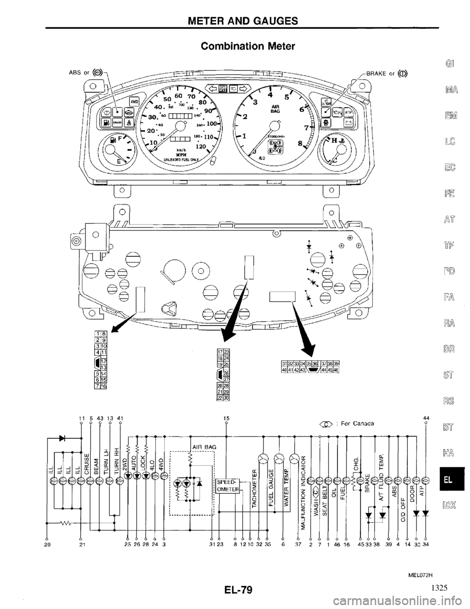 INFINITI QX4 1997 Factory Service Manual 1325 INFINITI QX4 1997 Factory Service Manual 1325