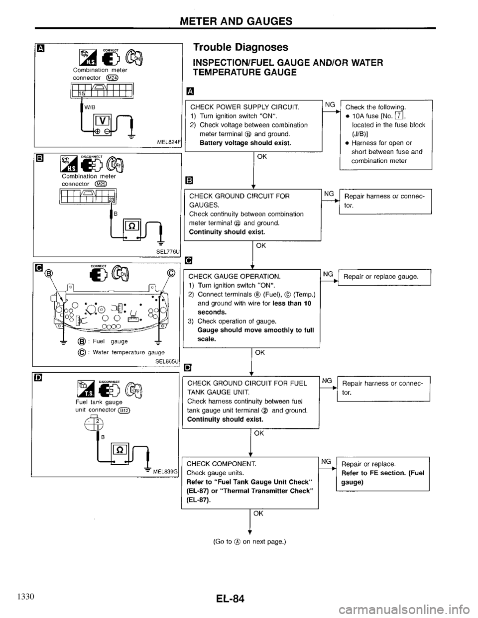 INFINITI QX4 1997 Factory Service Manual 1330 INFINITI QX4 1997 Factory Service Manual 1330