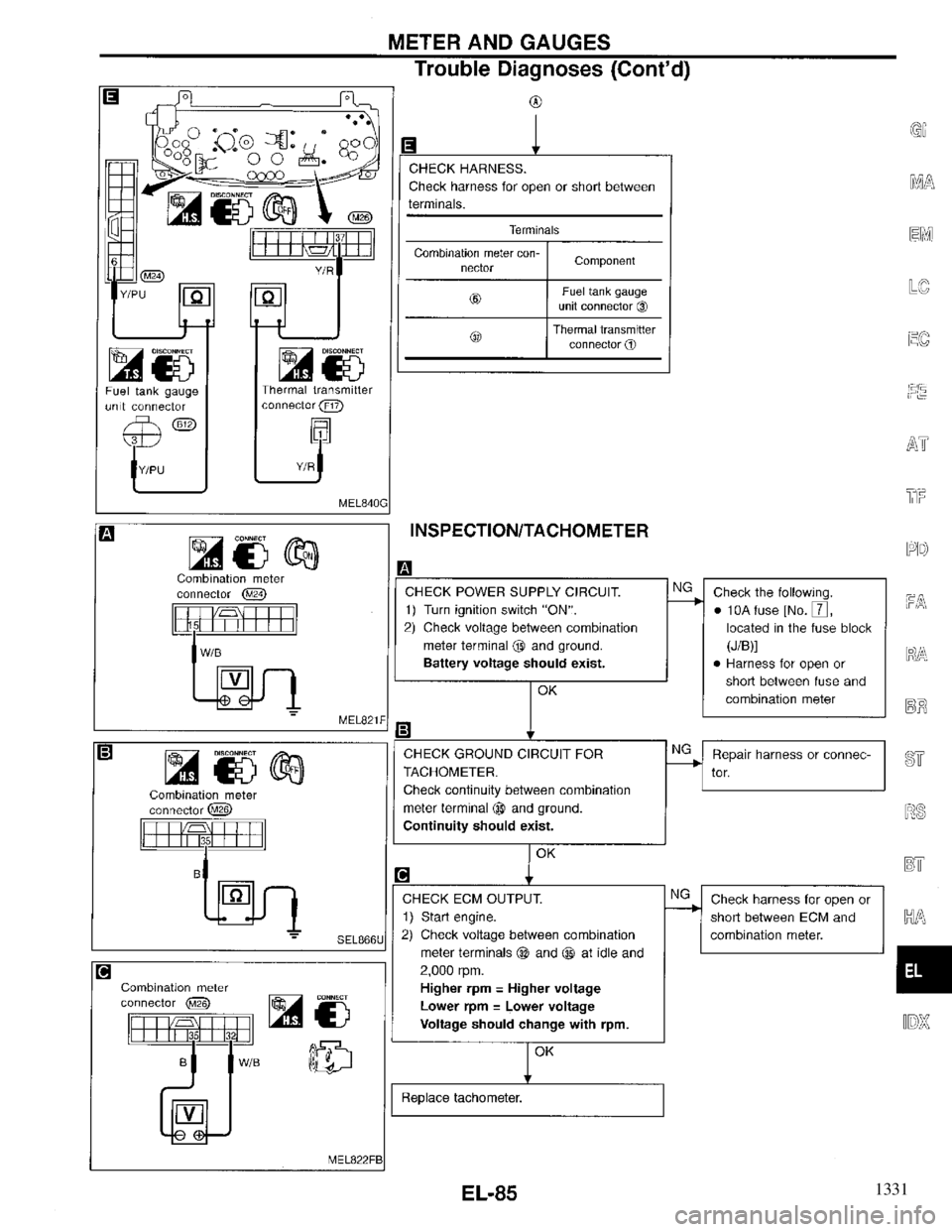 INFINITI QX4 1997 Factory Service Manual 1331 INFINITI QX4 1997 Factory Service Manual 1331