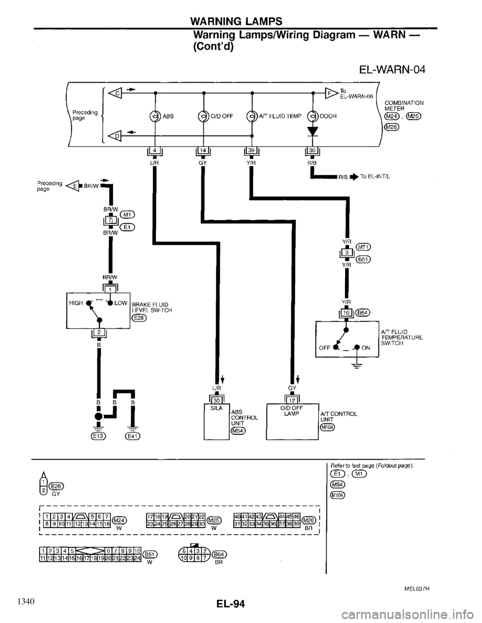INFINITI QX4 1997 Factory Service Manual 1340 INFINITI QX4 1997 Factory Service Manual 1340