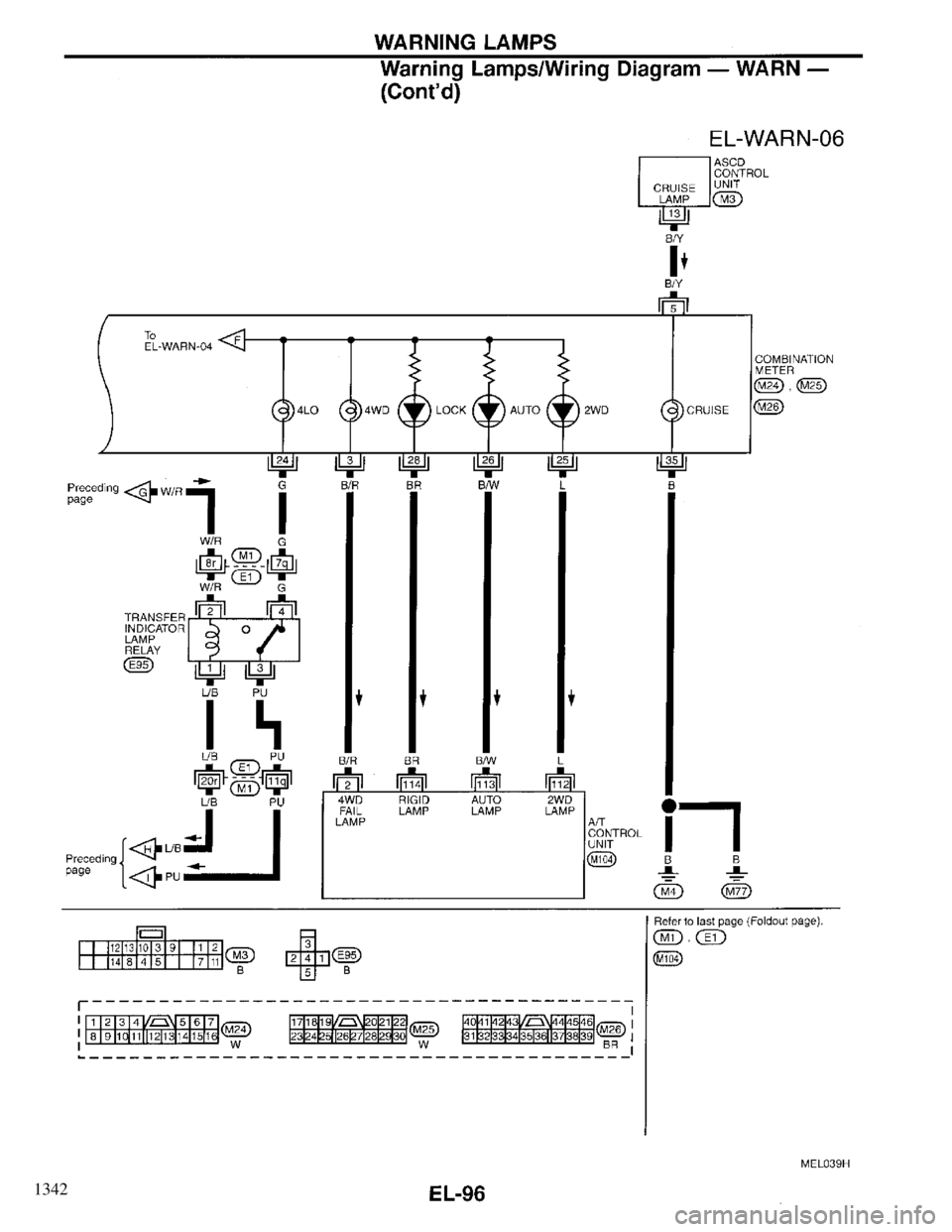 INFINITI QX4 1997  Factory Service Manual 1342 