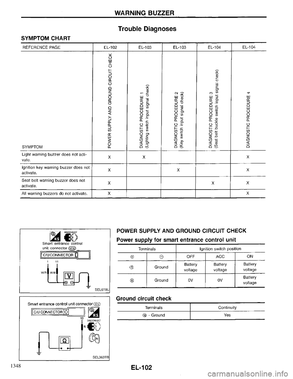 INFINITI QX4 1997  Factory Service Manual 1348 
