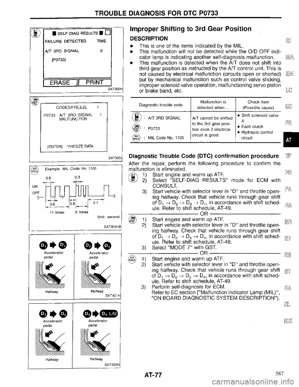 INFINITI QX4 1997 Factory Manual Online 587 INFINITI QX4 1997 Factory Manual Online 587