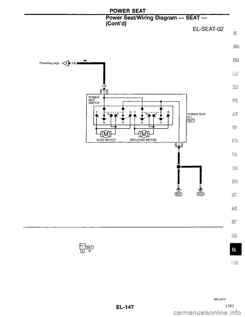 INFINITI QX4 1997 Factory Service Manual 1393 INFINITI QX4 1997 Factory Service Manual 1393