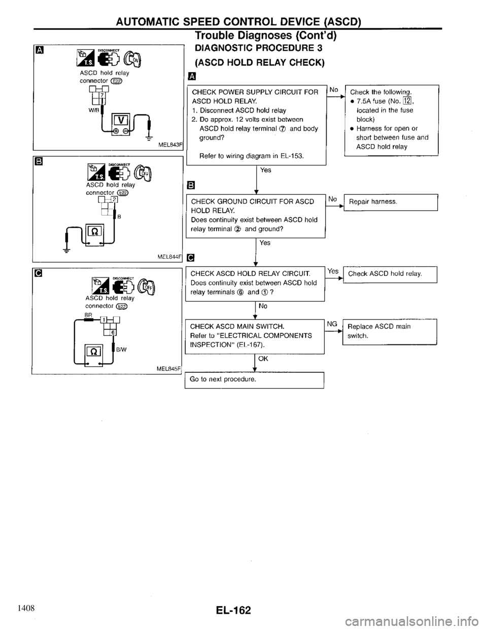 INFINITI QX4 1997 Factory Service Manual 1408 INFINITI QX4 1997 Factory Service Manual 1408