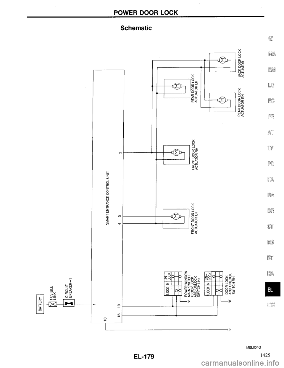 INFINITI QX4 1997 Factory Service Manual 1425 INFINITI QX4 1997 Factory Service Manual 1425