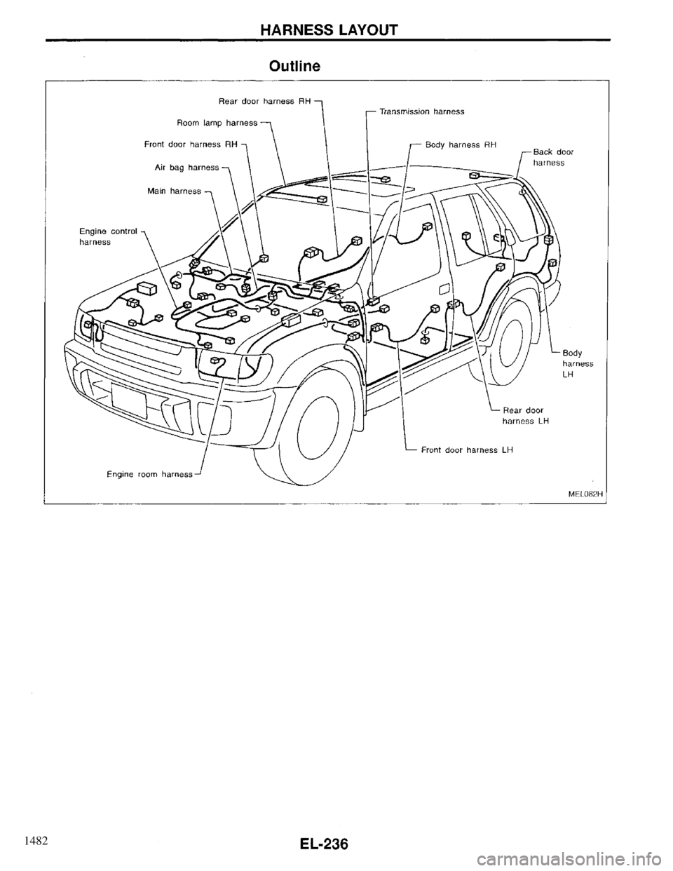 INFINITI QX4 1997  Factory Service Manual 1482 