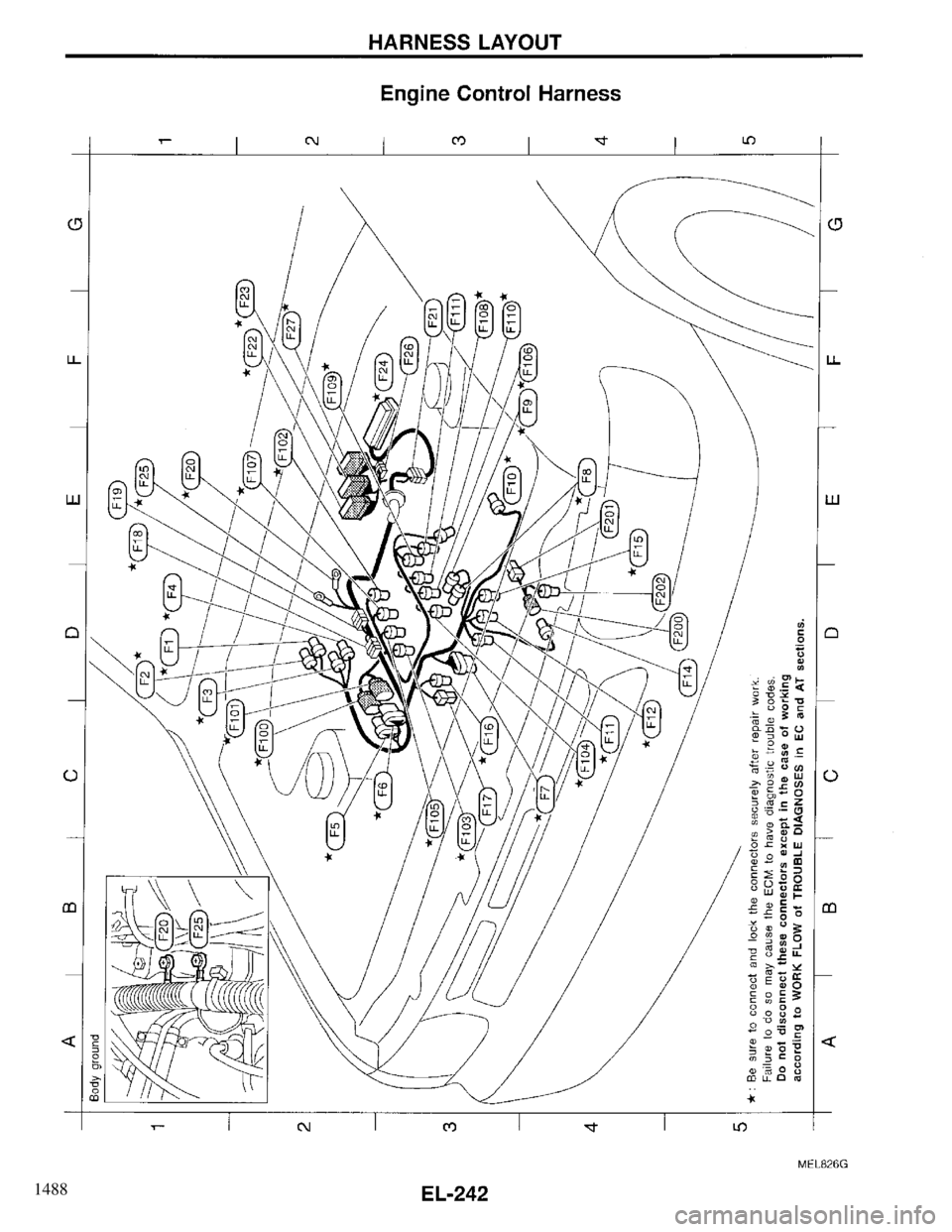 INFINITI QX4 1997  Factory Service Manual 1488 