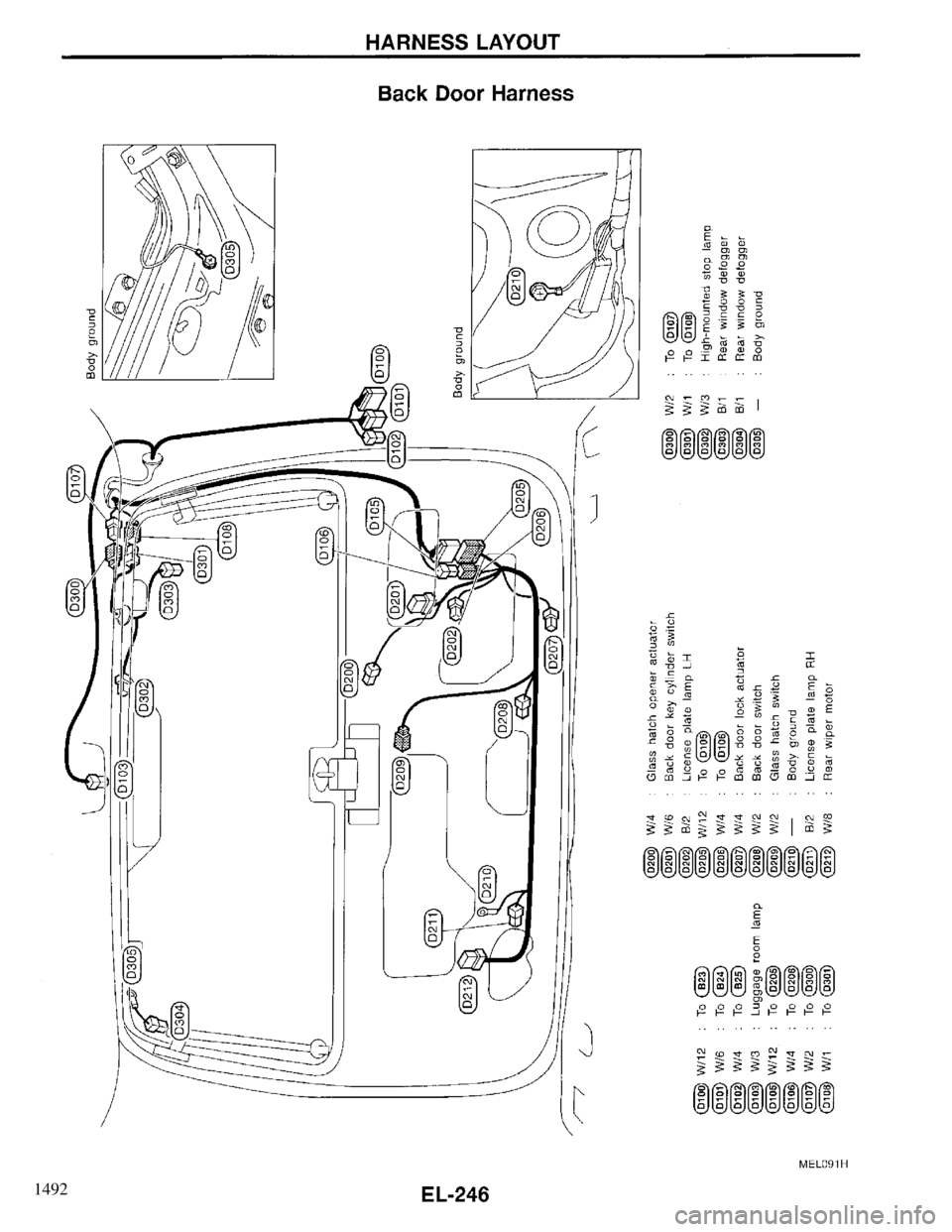 INFINITI QX4 1997  Factory Service Manual 1492 