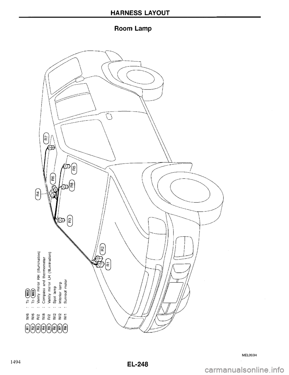 INFINITI QX4 1997  Factory Service Manual 1494 