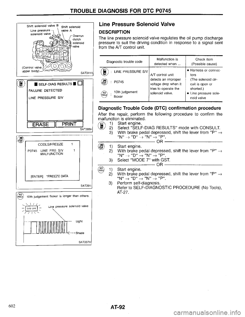 INFINITI QX4 1997 Factory Owners Manual 602 INFINITI QX4 1997 Factory Owners Manual 602