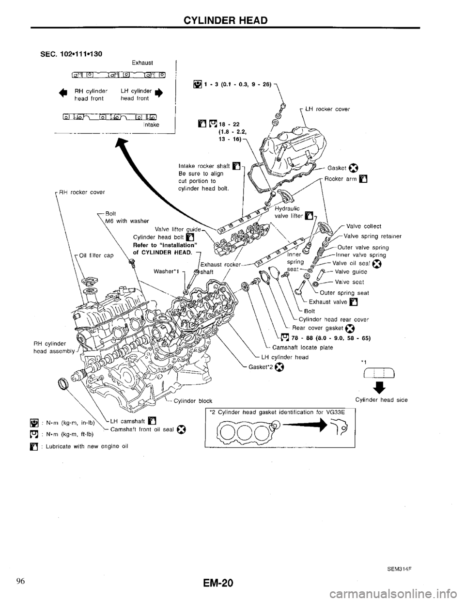 INFINITI QX4 1997  Factory Service Manual 96 