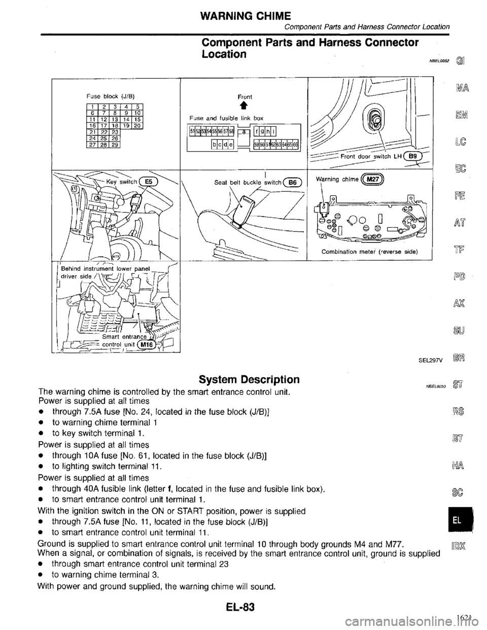 INFINITI QX4 1998 Factory Service Manual 1621 INFINITI QX4 1998 Factory Service Manual 1621