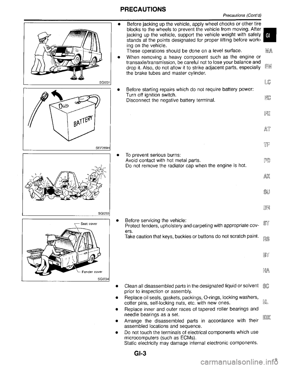 INFINITI QX4 1998 Factory Service Manual 9 INFINITI QX4 1998 Factory Service Manual 9