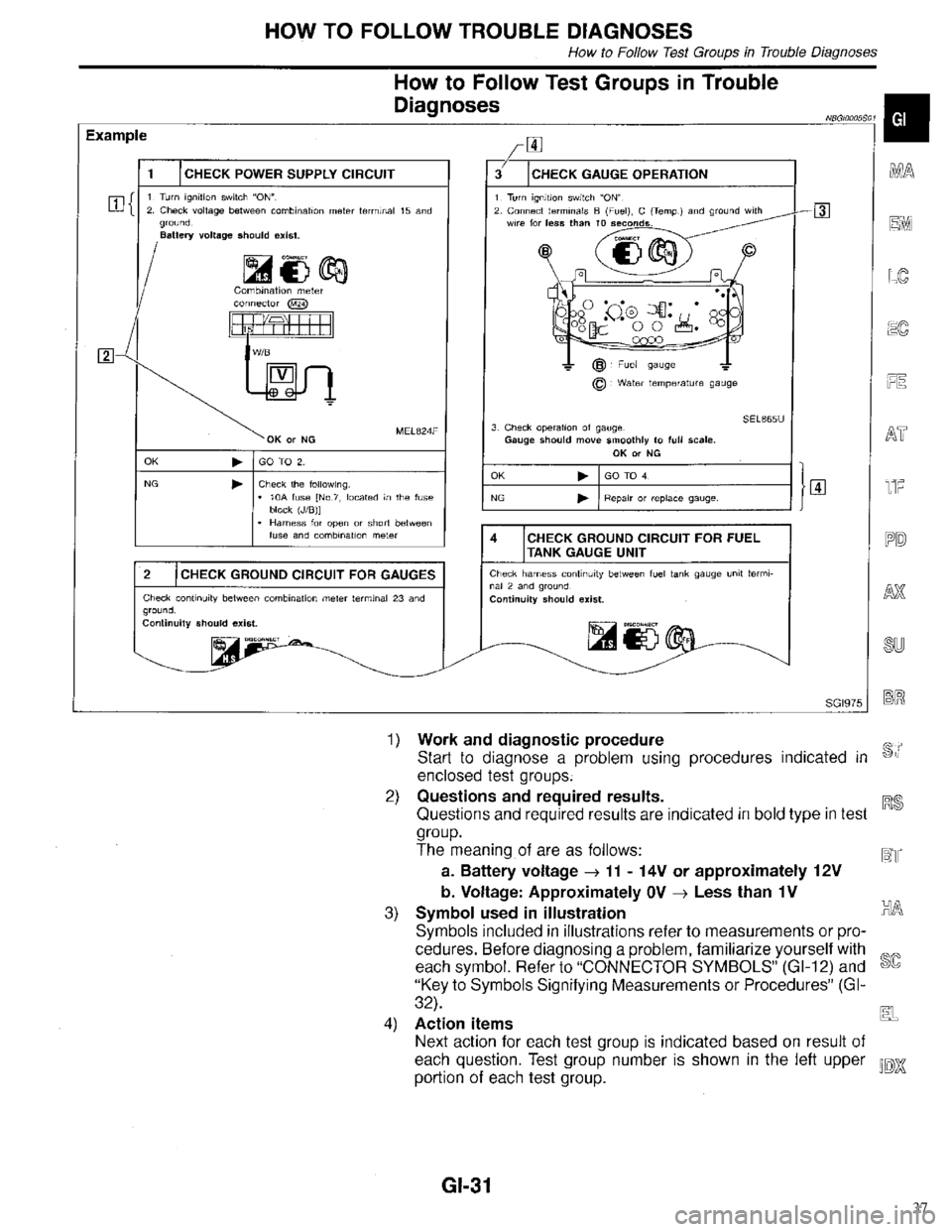 INFINITI QX4 1998 Factory Service Manual 37 INFINITI QX4 1998 Factory Service Manual 37