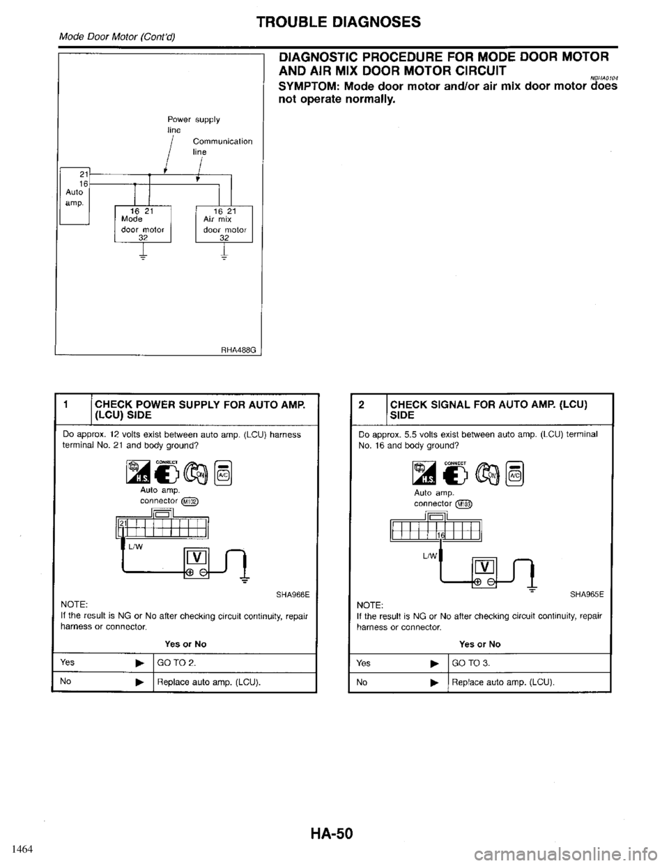 INFINITI QX4 1998 Factory Service Manual 1464 INFINITI QX4 1998 Factory Service Manual 1464
