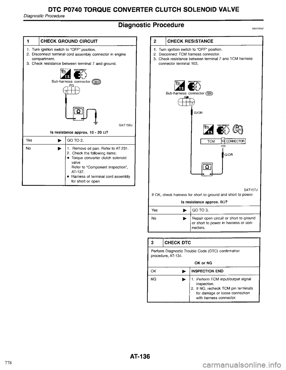 INFINITI QX4 1998 Factory Service Manual 778 INFINITI QX4 1998 Factory Service Manual 778