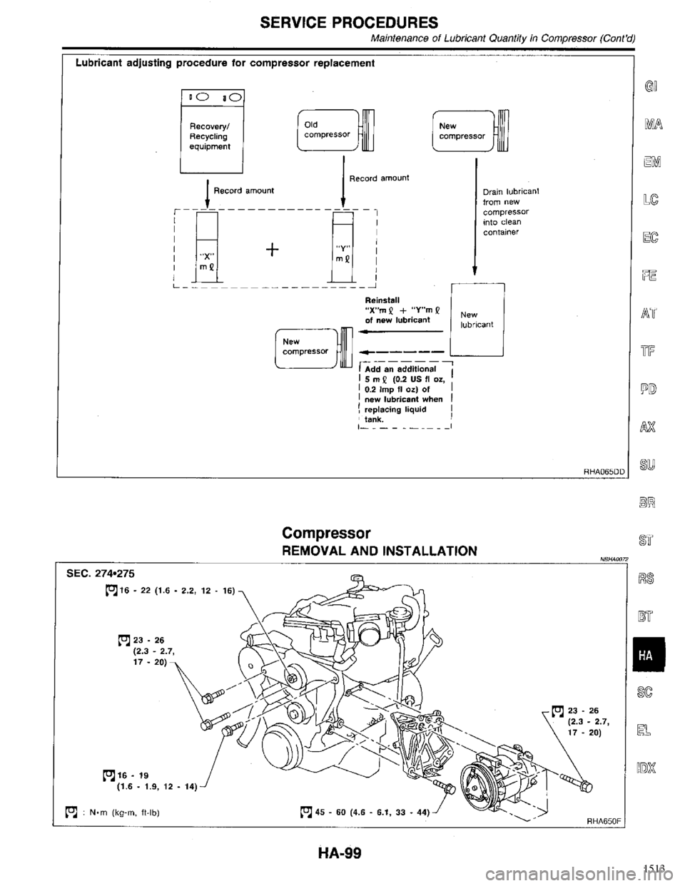 INFINITI QX4 1998 Factory Service Manual 1513 INFINITI QX4 1998 Factory Service Manual 1513