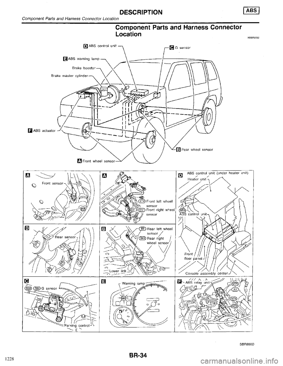 INFINITI QX4 1998  Factory Service Manual 1228 