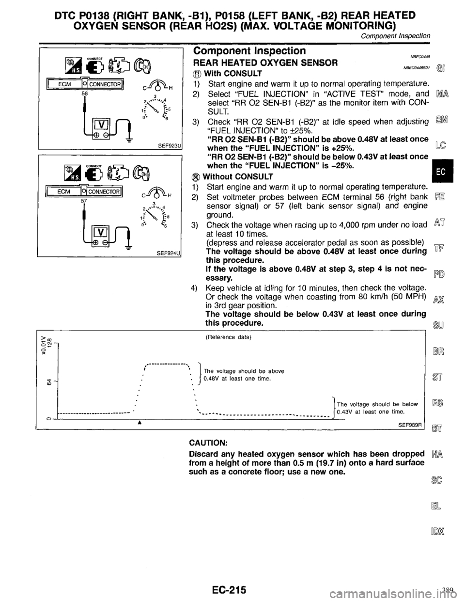INFINITI QX4 1998 Factory Service Manual 389 INFINITI QX4 1998 Factory Service Manual 389