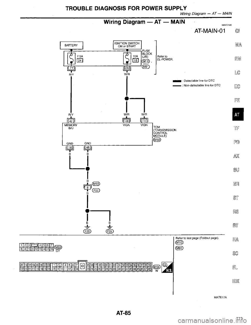 INFINITI QX4 1998  Factory Owners Manual 727 