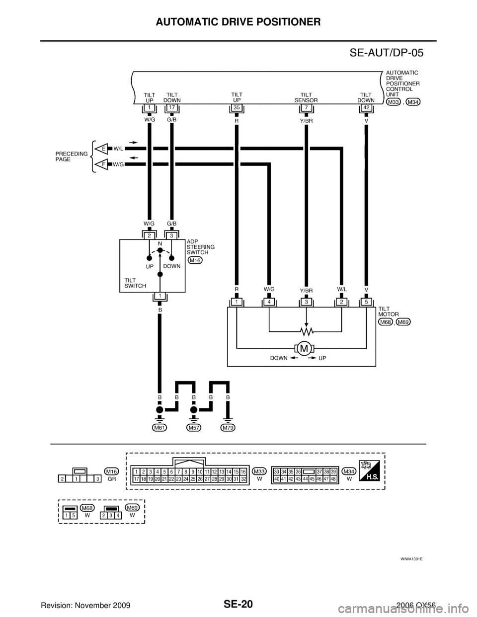 INFINITI QX56 2006  Factory Service Manual SE-20
AUTOMATIC DRIVE POSITIONER
Revision: November 20092006 QX56
WIWA1301E 