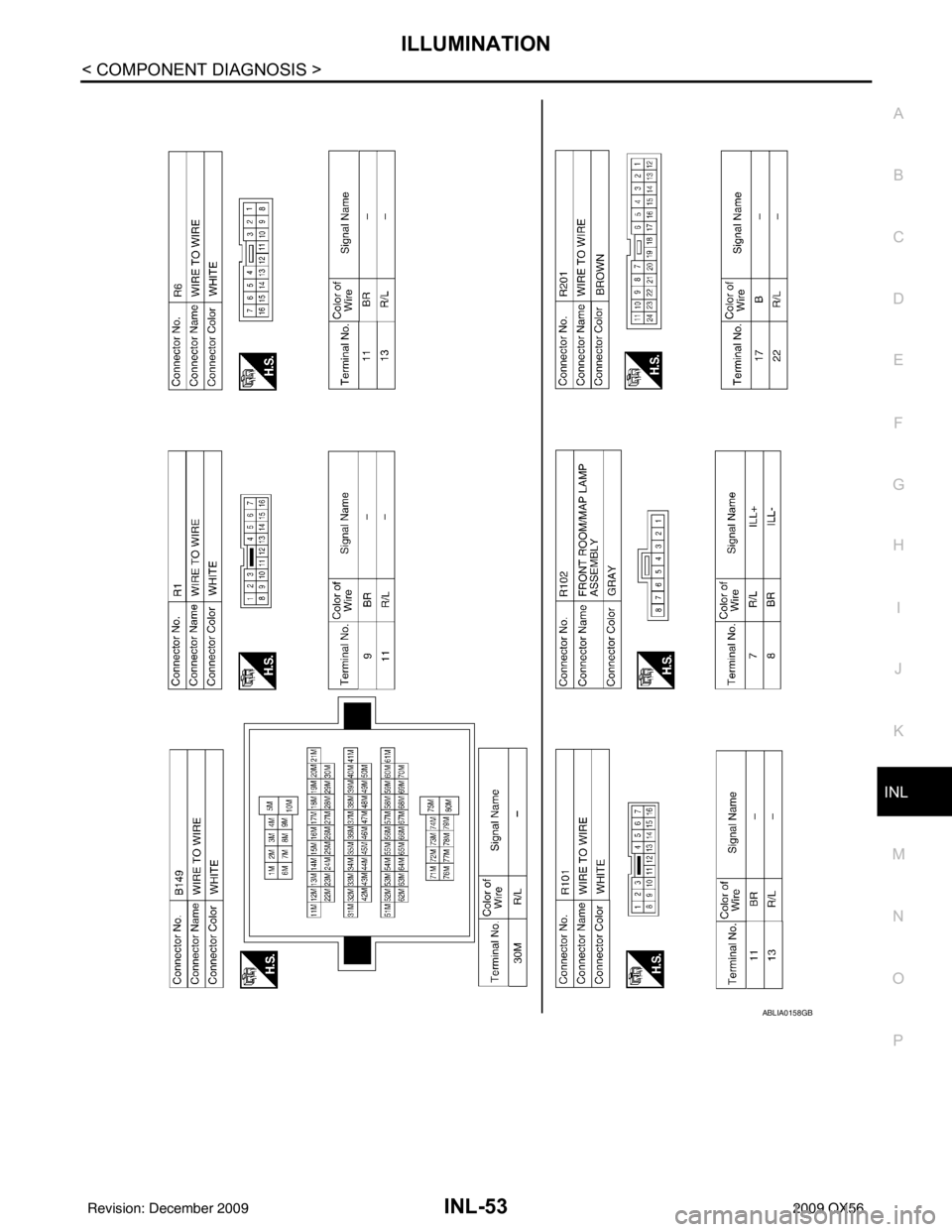 INFINITI QX56 2009 Factory Service Manual ILLUMINATIONINL-53
< COMPONENT DIAGNOSIS >
C
DE
F
G H
I
J
K
M A
B
INL
N
O P
ABLIA0158GB
Revision: December 20092009 QX56 INFINITI QX56 2009 Factory Service Manual ILLUMINATIONINL-53
< COMPONENT DIAGNOSIS >
C
DE
F
G H
I
J
K
M A
B
INL
N
O P
ABLIA0158GB
Revision: December 20092009 QX56