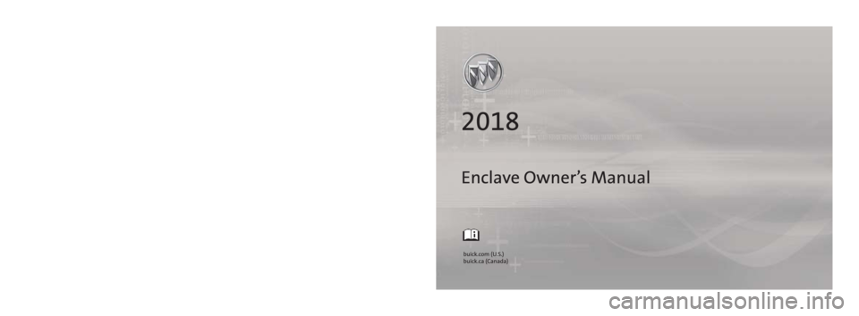 BUICK ENCLAVE 2018  Owners Manual 